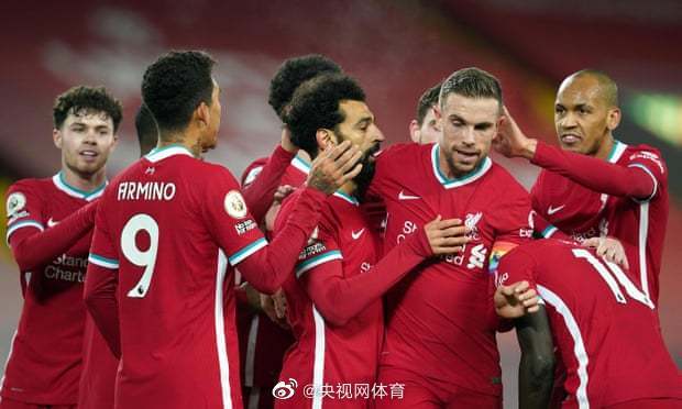  萨拉赫传射建功，利物浦客场力克阿斯顿维拉